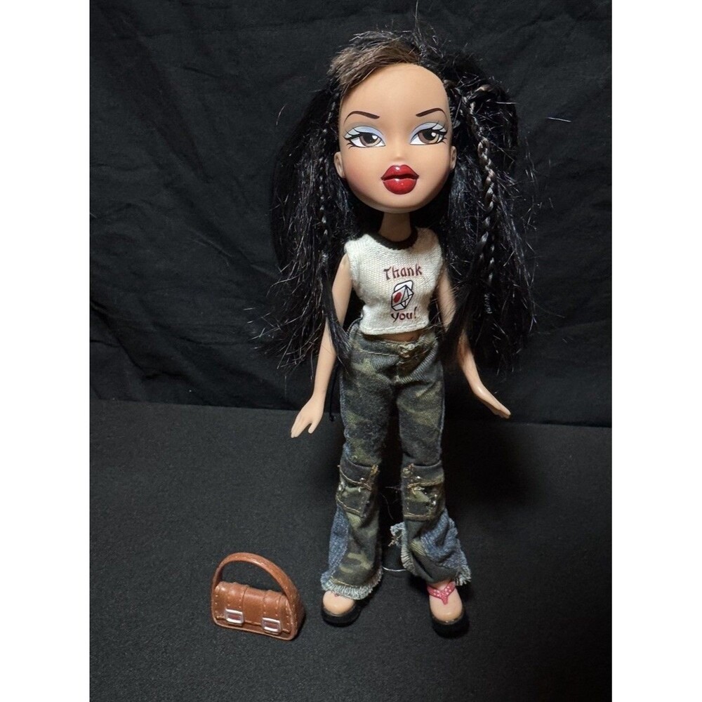 Vintage 2001 Bratz Style It Jade Doll MGA Dressed With Outfit & Shoes As Shown